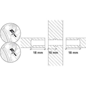 Lamello Tenso P-14, Self Clamping Connectors